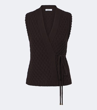 Wool and cashmere wrap cardigan | Max Mara