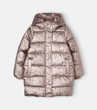 Manteau doudoune Yrsa à fleurs | Wheat