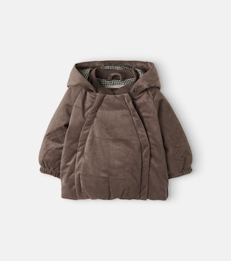 Baby Morgen corduroy puffer jacket | Wheat