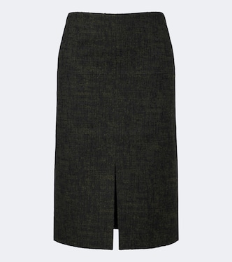Tweed midi skirt | Shushu/Tong