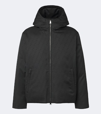 Chaqueta de plumas FF Zucca con capucha | Fendi