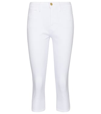 Le High Pedal Pusher denim shorts | Frame