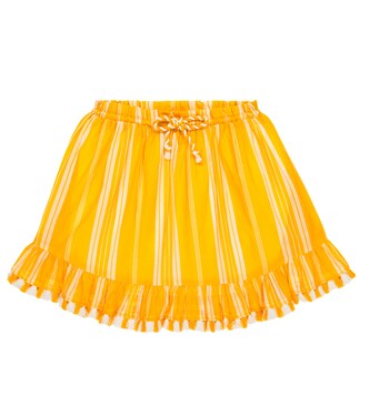 Anneke striped cotton skirt | Zimmermann Kids