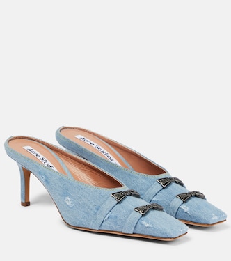 Embellished denim pumps | Acne Studios