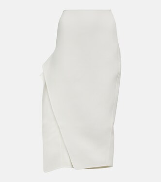 Narrate side-slit crêpe pencil skirt | Maticevski