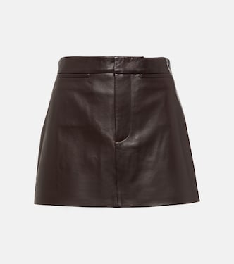 Minifalda de piel | Frame