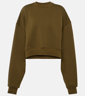 x Hailey Bieber cotton jersey top | Wardrobe.NYC