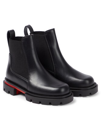 Bottines Marchacroche en cuir | Christian Louboutin Kids