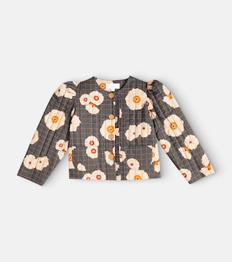Anna floral cotton jacket | C'era Una Volta