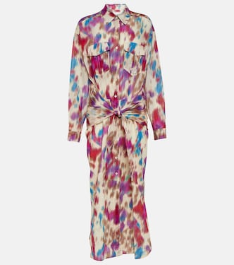 Robe chemise Nesly imprimée en coton | Marant Etoile