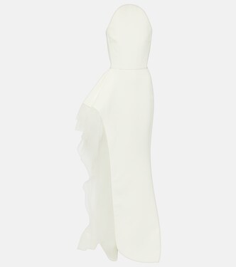 Robe longue de mariée Epitome en crêpe et tulle | Maticevski