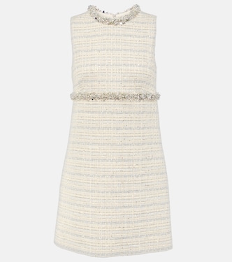 Embellished tweed minidress | Valentino