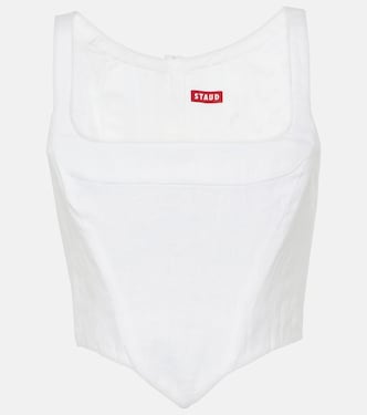 Bustier-Top aus Leinen | Staud