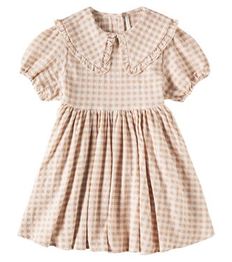 Robe Camille en coton à carreaux | Rylee + Cru
