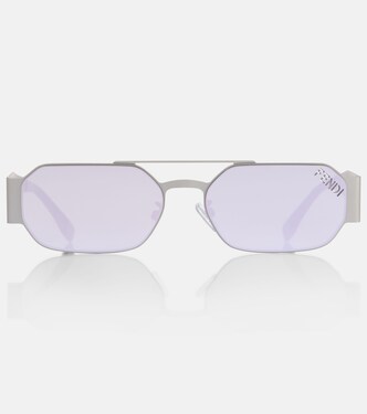 Fendi Cut Out square sunglasses | Fendi