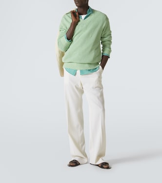 Cashmere sweater in green - Auralee | Mytheresa