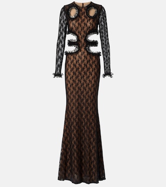 x Christopher Kane cutout lace gown | Self-Portrait