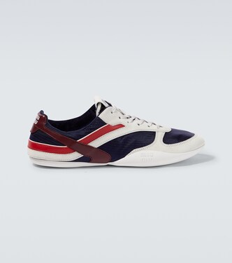 Gymnasium suede-trimmed sneakers | Miu Miu