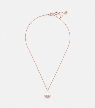 Divas' Dream 18kt rose gold necklace with mother-of-pearl diamonds | Bvlgari