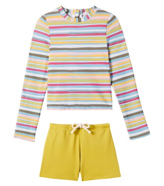 Set Agik aus Rashguard und Badeshorts | Louise Misha