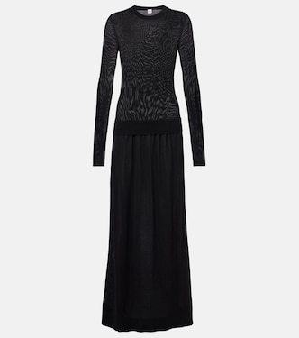 Silk-blend maxi dress | Toteme