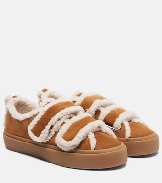 Sneakers aus Veloursleder mit Shearling | Inuikii