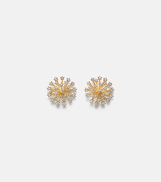 Boucles d’oreilles Burst Large en or 14 ct et diamants | Sydney Evan