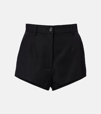 Virgin wool gabardine micro shorts | Dolce&Gabbana