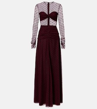 Barbera point d'esprit tulle gown | Rebecca Vallance