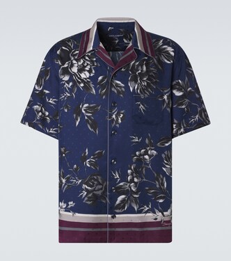 Printed silk bowling shirt | Dolce&Gabbana