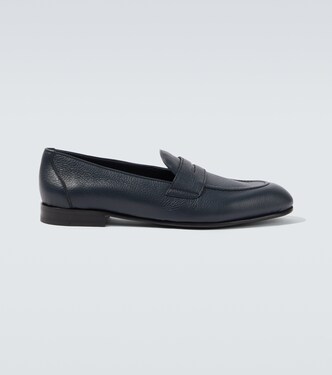 Leather penny loafers | Brioni