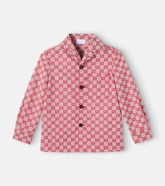 GG cotton-blend canvas jacket | Gucci Kids
