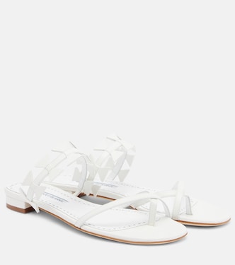 Maura leather thong sandals | Manolo Blahnik