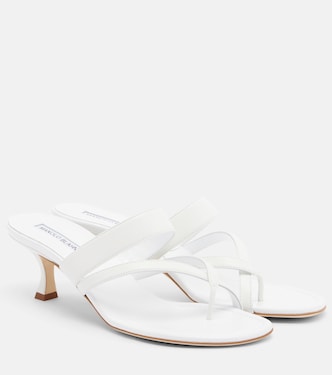 Susa leather thong sandals | Manolo Blahnik