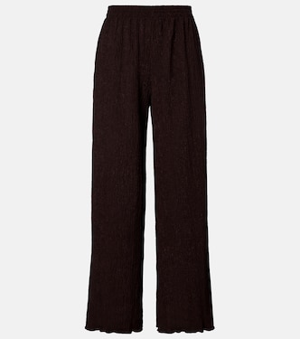 Mika seersucker wide-leg pants | Jade Swim