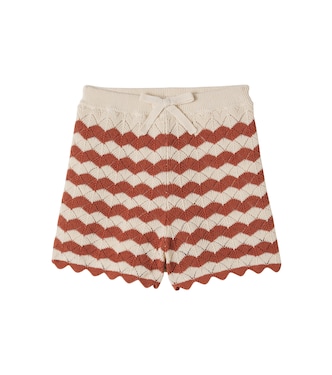 Aster cotton and linen-blend shorts | Zimmermann Kids
