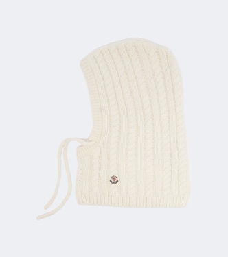 Cable-knit alpaca and wool-blend balaclava | Moncler