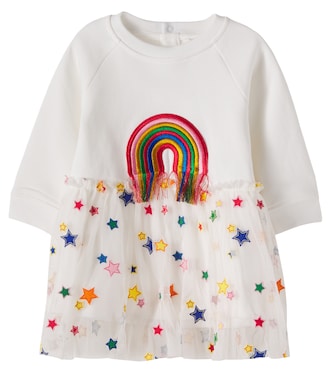 Baby besticktes Kleid aus Baumwolle | Stella McCartney Kids