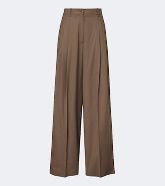 Clarice wool-blend wide-leg pants | Ralph Lauren Collection
