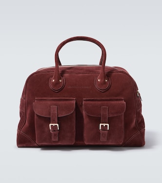 Suede duffel bag | Brunello Cucinelli