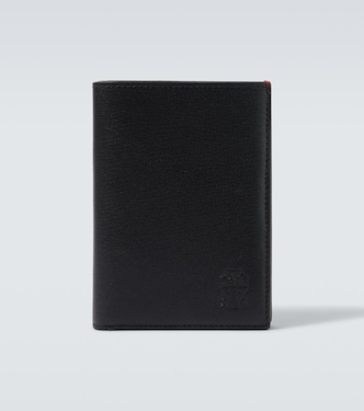 Leather passport holder | Brunello Cucinelli