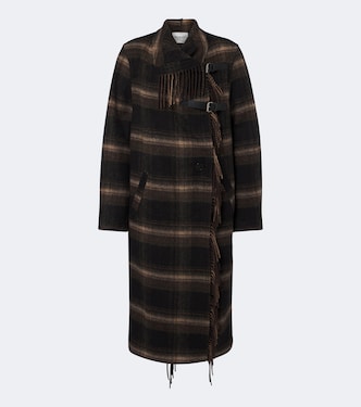 Gihan plaid wool-blend coat | Marant Etoile