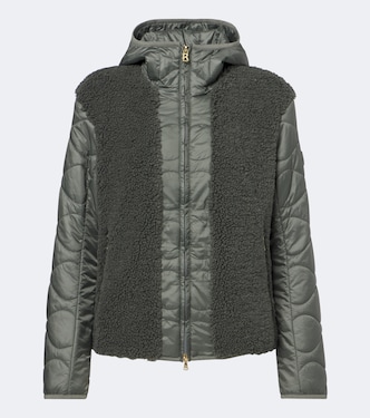 Bibi teddy-trimmed quilted ski jacket | Bogner