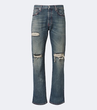 Re-edition distressed straight jeans | Acne Studios