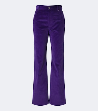 Cotton corduroy straight pants | Loewe