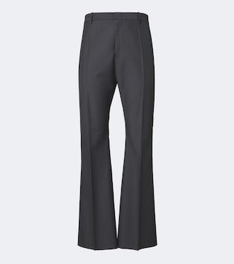 Wool and mohair bootcut pants | Jil Sander