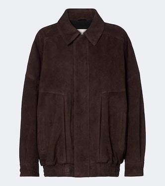 Dalma suede blouson jacket | Nour Hammour