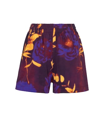 Printed cotton shorts | Dries Van Noten
