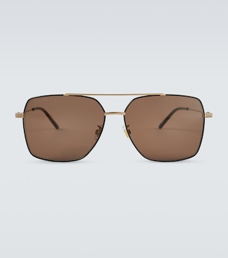 Square-frame metal sunglasses | Gucci