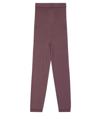 Wool-blend leggings  | Rick Owens Kids